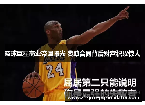 篮球巨星商业帝国曝光 赞助合同背后财富积累惊人